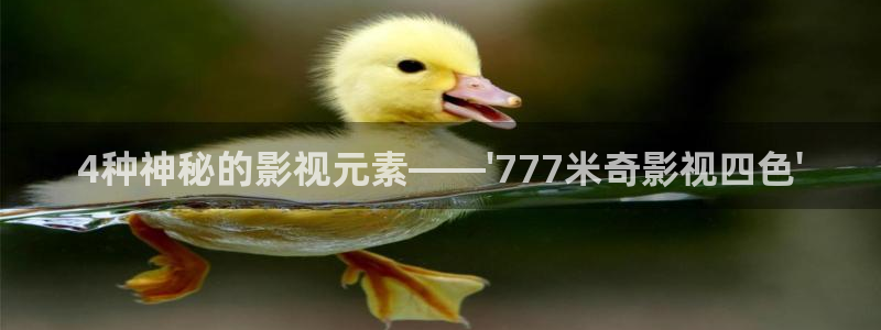 現(xiàn)在就出發(fā)金牌影院：4種神秘的影視元素——\'777米奇影視四色\'